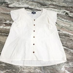 White belle blouse XL
